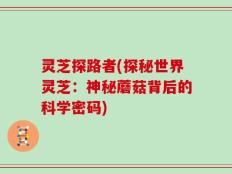 灵芝探路者(探秘世界灵芝：神秘蘑菇背后的科学密码)