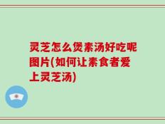 灵芝怎么煲素汤好吃呢图片(如何让素食者爱上灵芝汤)
