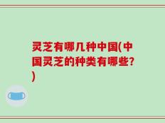 灵芝有哪几种中国(中国灵芝的种类有哪些？)