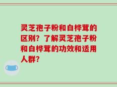 灵芝孢子粉和白桦茸的区别？了解灵芝孢子粉和白桦茸的功效和适用人群？
