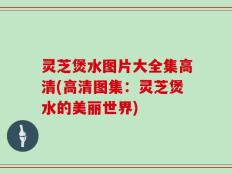 灵芝煲水图片大全集高清(高清图集：灵芝煲水的美丽世界)