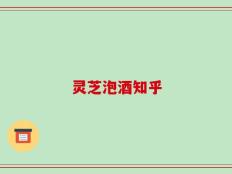 灵芝泡酒知乎