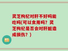 灵芝枸杞对肝不好吗能吃吗(可以食用吗？灵芝枸杞是否会对肝脏造成损伤？)