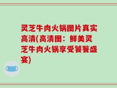 灵芝牛肉火锅图片真实高清(高清图：鲜美灵芝牛肉火锅享受饕餮盛宴)
