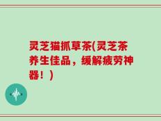 灵芝猫抓草茶(灵芝茶养生佳品，缓解疲劳神器！)