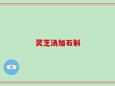 灵芝汤加石斛