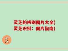 灵芝的辨别图片大全(灵芝识别：图片指南)