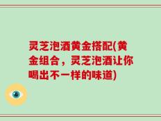 灵芝泡酒黄金搭配(黄金组合，灵芝泡酒让你喝出不一样的味道)