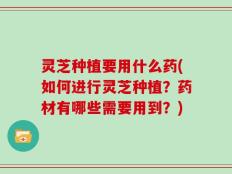 灵芝种植要用什么药(如何进行灵芝种植？药材有哪些需要用到？)