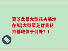 灵芝盆景大型花卉基地在那(大型灵芝盆景花卉基地位于何处？)