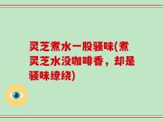 灵芝煮水一股骚味(煮灵芝水没咖啡香，却是骚味缭绕)