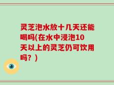 灵芝泡水放十几天还能喝吗(在水中浸泡10天以上的灵芝仍可饮用吗？)