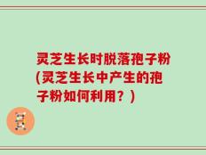 灵芝生长时脱落孢子粉(灵芝生长中产生的孢子粉如何利用？)