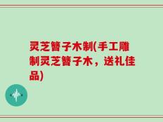 灵芝簪子木制(手工雕制灵芝簪子木，送礼佳品)