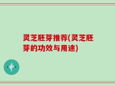 灵芝胚芽推荐(灵芝胚芽的功效与用途)