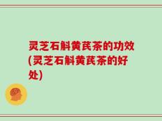 灵芝石斛黄芪茶的功效(灵芝石斛黄芪茶的好处)