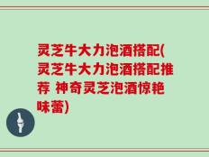 灵芝牛大力泡酒搭配(灵芝牛大力泡酒搭配推荐 神奇灵芝泡酒惊艳味蕾)