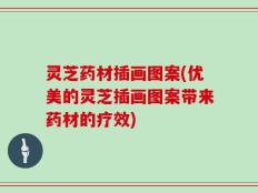 灵芝药材插画图案(优美的灵芝插画图案带来药材的疗效)