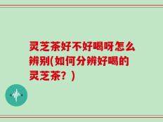 灵芝茶好不好喝呀怎么辨别(如何分辨好喝的灵芝茶？)