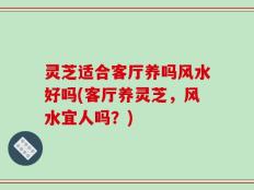 灵芝适合客厅养吗风水好吗(客厅养灵芝，风水宜人吗？)