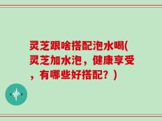 灵芝跟啥搭配泡水喝(灵芝加水泡，健康享受，有哪些好搭配？)