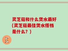 灵芝菇和什么煲水最好(灵芝菇最佳煲水搭档是什么？)