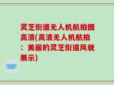 灵芝街道无人机航拍图高清(高清无人机航拍：美丽的灵芝街道风貌展示)