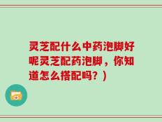 灵芝配什么中药泡脚好呢灵芝配药泡脚，你知道怎么搭配吗？)