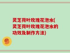 灵芝荷叶玫瑰花泡水(灵芝荷叶玫瑰花泡水的功效及制作方法)