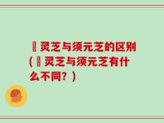 焄灵芝与须元芝的区别(焄灵芝与须元芝有什么不同？)