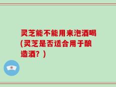 灵芝能不能用来泡酒喝(灵芝是否适合用于酿造酒？)
