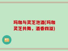 玛珈与灵芝泡酒(玛珈灵芝共舞，酒香四溢)