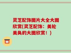 灵芝配饰图片大全大图欣赏(灵芝配饰：美轮美奂的大图欣赏！)