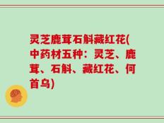 灵芝鹿茸石斛藏红花(中药材五种：灵芝、鹿茸、石斛、藏红花、何首乌)
