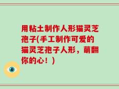 用粘土制作人形猫灵芝孢子(手工制作可爱的猫灵芝孢子人形，萌翻你的心！)