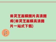 田灵芝面膜图片高清图库(田灵芝面膜高清图片一站式下载)