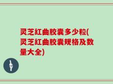 灵芝红曲胶囊多少粒(灵芝红曲胶囊规格及数量大全)