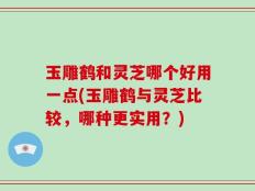 玉雕鹤和灵芝哪个好用一点(玉雕鹤与灵芝比较，哪种更实用？)