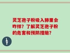灵芝孢子粉吸入肺里会咋样？了解灵芝孢子粉的危害和预防措施？
