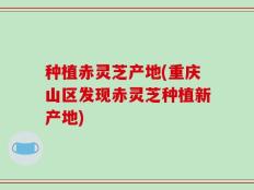 种植赤灵芝产地(重庆山区发现赤灵芝种植新产地)