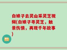 白娘子去灵山采灵芝视频(白娘子寻灵芝，触景伤情，再现千年故事)