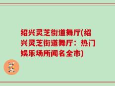 绍兴灵芝街道舞厅(绍兴灵芝街道舞厅：热门娱乐场所闻名全市)