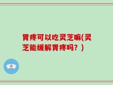 胃疼可以吃灵芝嘛(灵芝能缓解胃疼吗？)