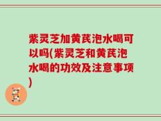 紫灵芝加黄芪泡水喝可以吗(紫灵芝和黄芪泡水喝的功效及注意事项)