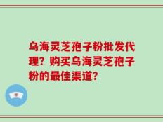 乌海灵芝孢子粉批发代理？购买乌海灵芝孢子粉的最佳渠道？