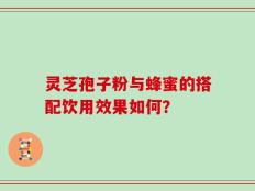 灵芝孢子粉与蜂蜜的搭配饮用效果如何？