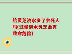给灵芝浇水多了会死人吗(过量浇水灵芝会有致命危险)