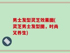 男士发型灵芝效果图(灵芝男士发型图，时尚又养生)