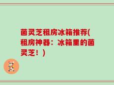 菌灵芝租房冰箱推荐(租房神器：冰箱里的菌灵芝！)