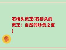 石桥头灵芝(石桥头的灵芝：自然的珍贵之宝)